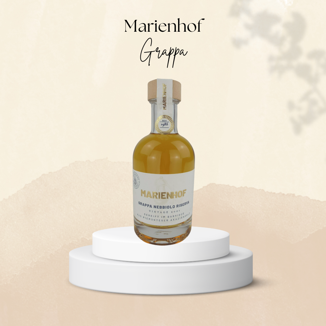 Marienhof Grappa Nebbiolo Riserva 200ml / 500ml